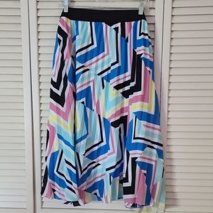 Geo Print Skirt